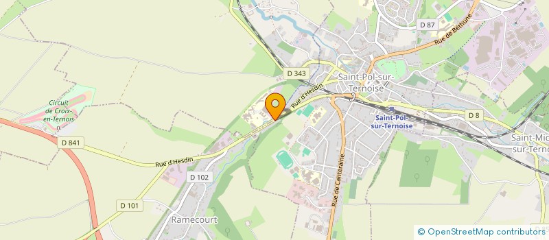 localisation de l'entreprise EXPORT SOLAR à SAINT-POL-SUR-TERNOISE