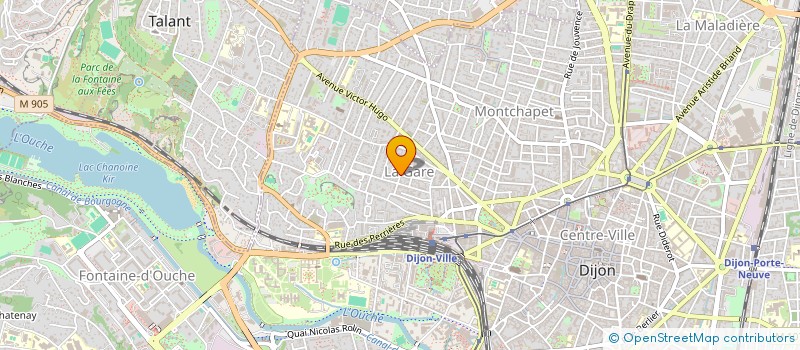 localisation de l'entreprise EXPORTATION DE LIVRES ET PAPETERIE à DIJON