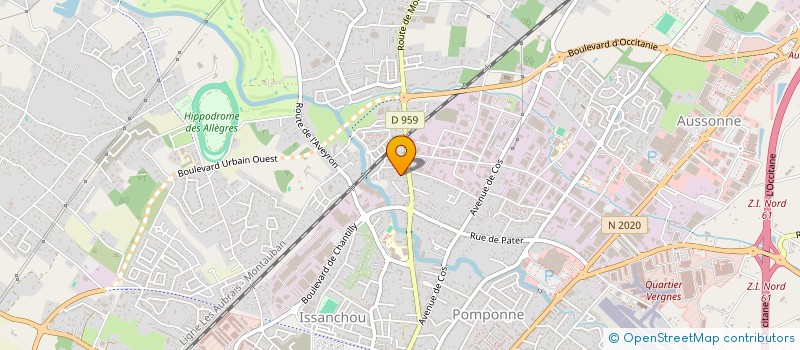 localisation de l'entreprise EXPORTCOL à MONTAUBAN