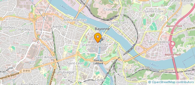 localisation de l'entreprise EXPOS ECONOMIQUE PAYS BASQUE à BAYONNE