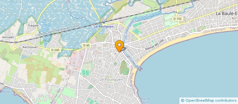 localisation de l'entreprise EXPOSITO COIFFEURS LE POULIGUEN  LE POULIGUEN