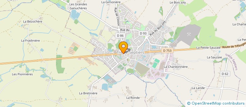 localisation de l'entreprise EXPOTODO FRANCE à TREIZE-SEPTIERS
