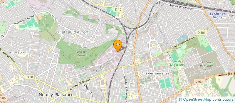 localisation de l'entreprise EXPOTRANS à NEUILLY-SUR-MARNE