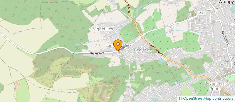 localisation de l'entreprise EXPRESS  LORRY-LES-METZ