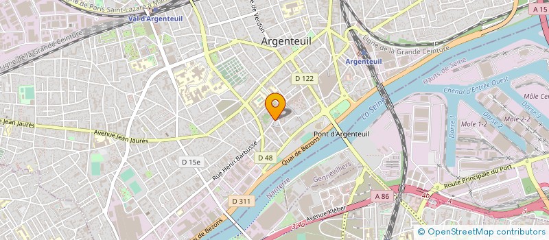 localisation de l'entreprise EXPRESS  ARGENTEUIL