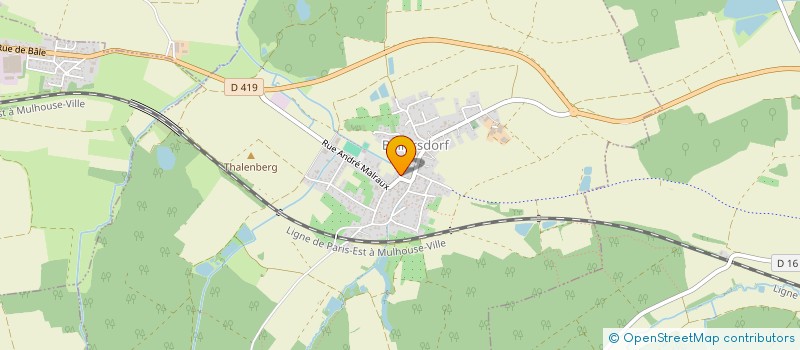 localisation de l'entreprise EXPRESS  BALLERSDORF