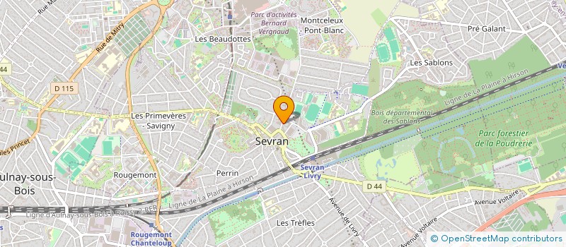 localisation de l'entreprise EXPRESS 93 à SEVRAN