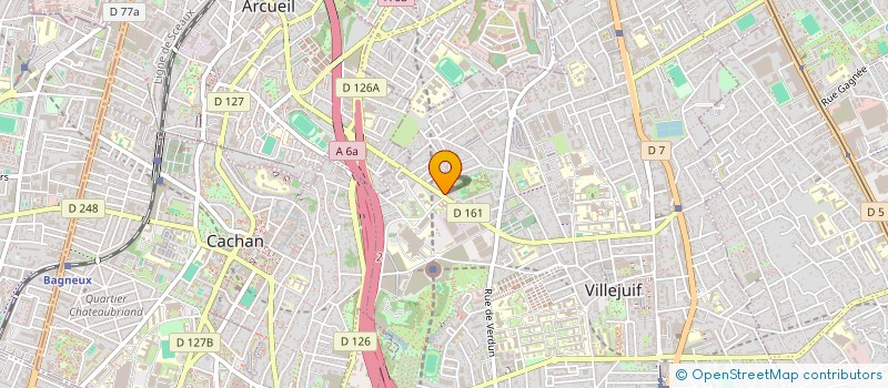 localisation de l'entreprise EXPRESS AMBULANCES à VILLEJUIF