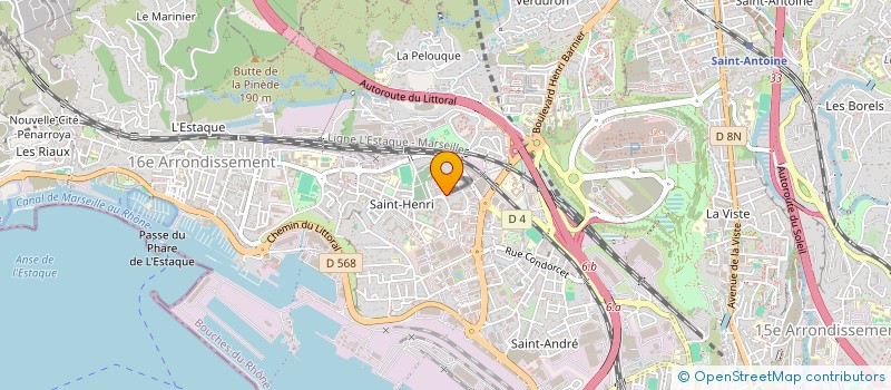 localisation de l'entreprise EXPRESS AMBULANCES à MARSEILLE