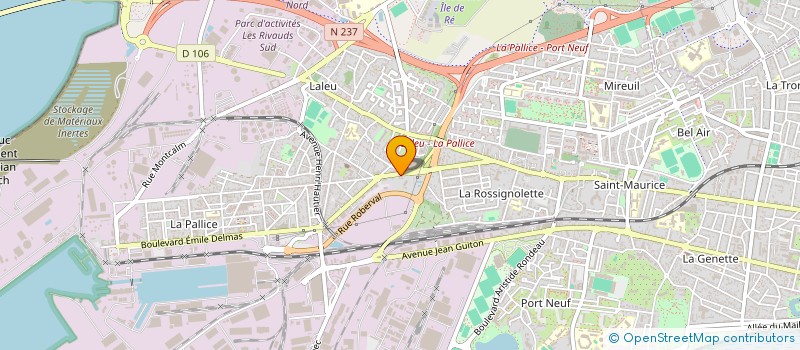 localisation de l'entreprise EXPRESS'AUTO 17  LA ROCHELLE