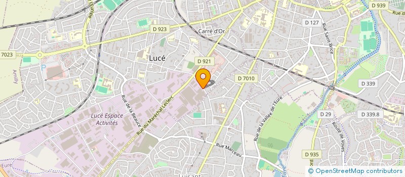 localisation de l'entreprise EXPRESS AUTO à LUCE