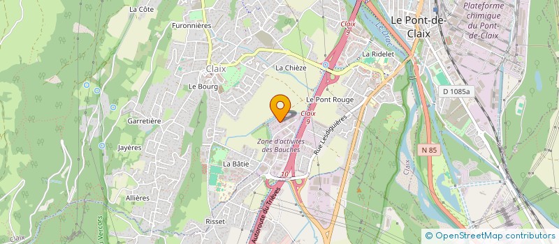 localisation de l'entreprise EXPRESS AUTO à CLAIX