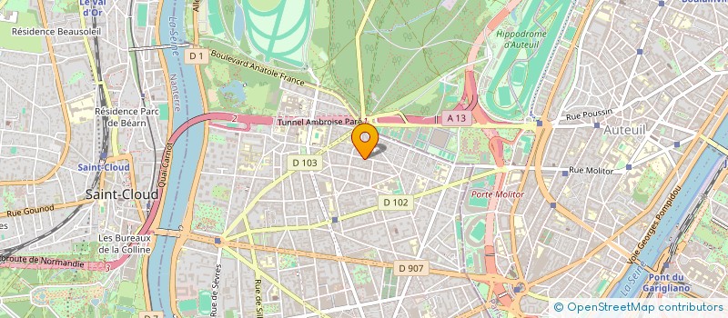 localisation de l'entreprise EXPRESS BATIMENT à BOULOGNE-BILLANCOURT