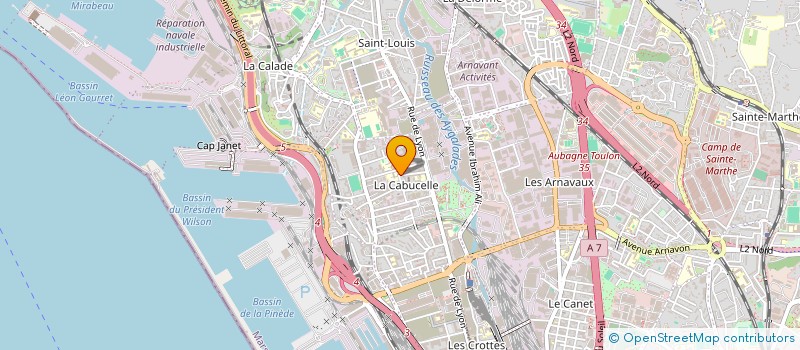 localisation de l'entreprise EXPRESS BATIMENT à MARSEILLE
