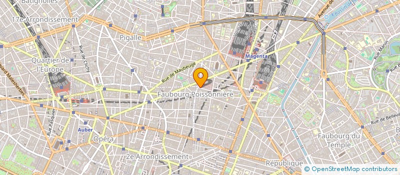 localisation de l'entreprise EXPRESS BEAUTE  PARIS