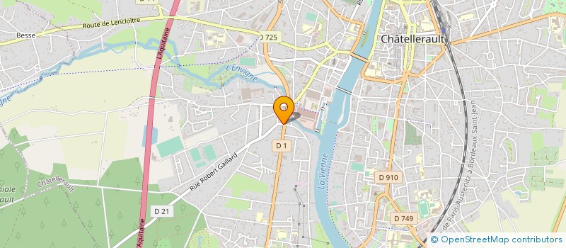 localisation de l'entreprise EXPRESS CAMER-FRET à CHATELLERAULT