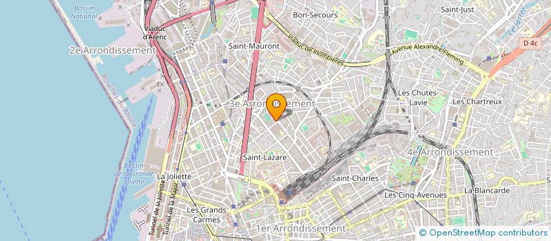 localisation de l'entreprise EXPRESS CHAPATI à MARSEILLE