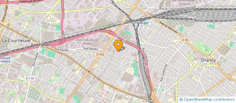 localisation de l'entreprise EXPRESS CITY à DRANCY