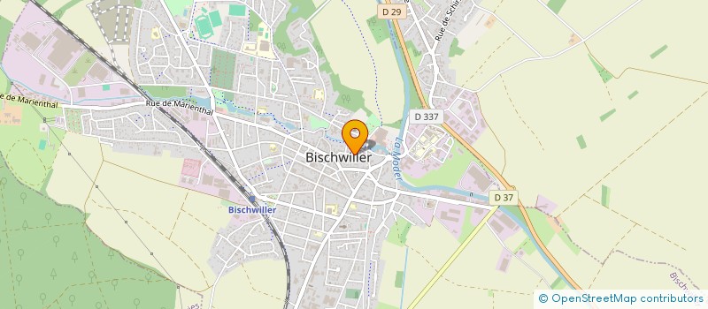 localisation de l'entreprise EXPRESS - CLOTURE - ALSACE à BISCHWILLER