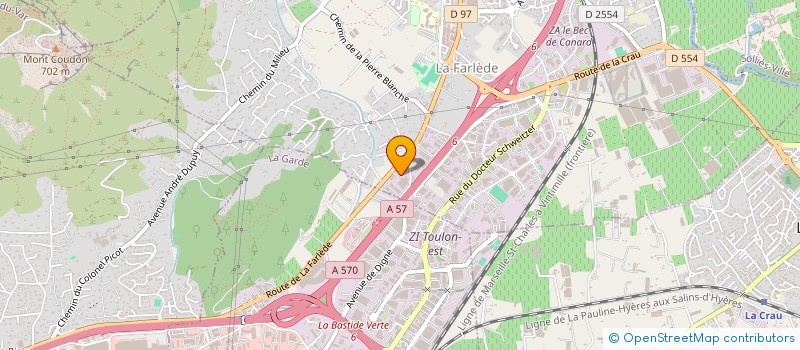 localisation de l'entreprise EXPRESS COLIS à LA FARLEDE