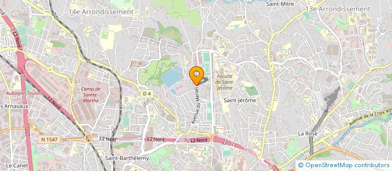 localisation de l'entreprise EXPRESS CONSTRUCTION DISTRIBUTION à MARSEILLE