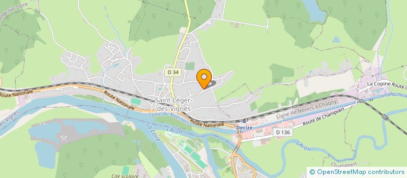 localisation de l'entreprise EXPRESS COURSES à SAINT-LEGER-DES-VIGNES