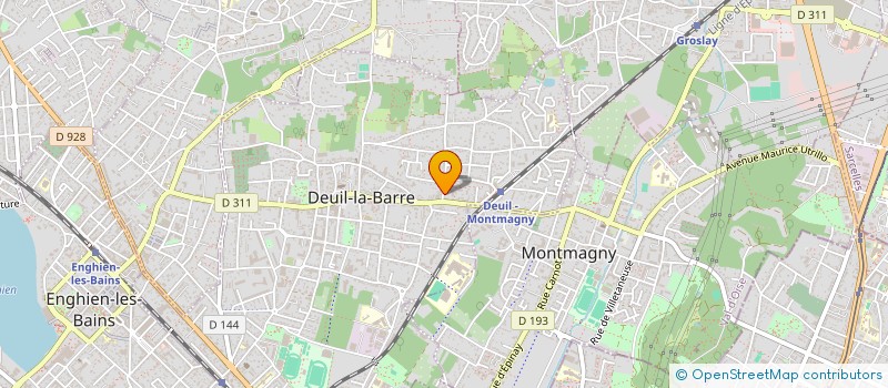 localisation de l'entreprise EXPRESS DEBARRAS  DEUIL-LA-BARRE