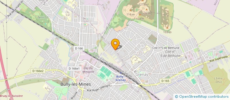 localisation de l'entreprise EXPRESS DEPANNAGE 62  ANNEQUIN