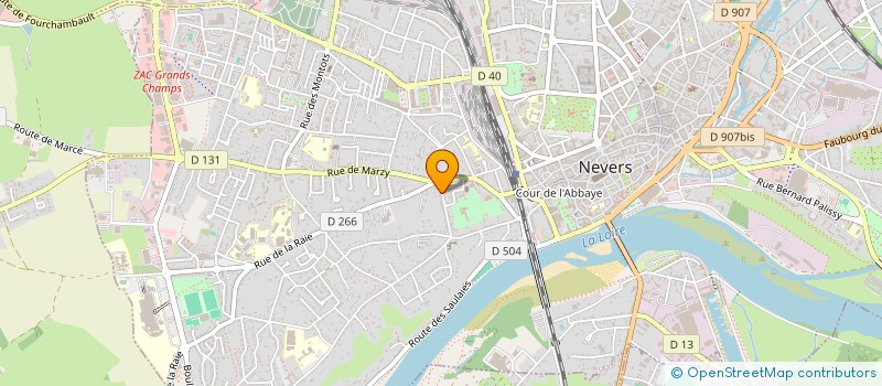 localisation de l'entreprise EXPRESS DEPANNAGE SERRURERIE à NEVERS