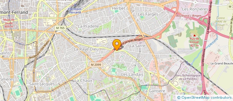 localisation de l'entreprise EXPRESS DEPANNAGES 63 à CLERMONT-FERRAND