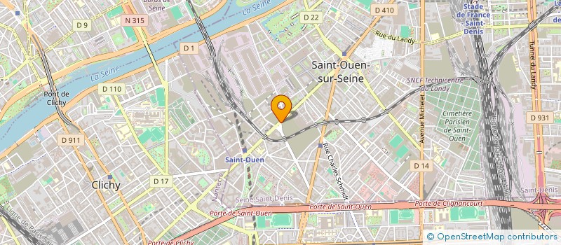 localisation de l'entreprise EXPRESS DU SUD à SAINT-OUEN-SUR-SEINE