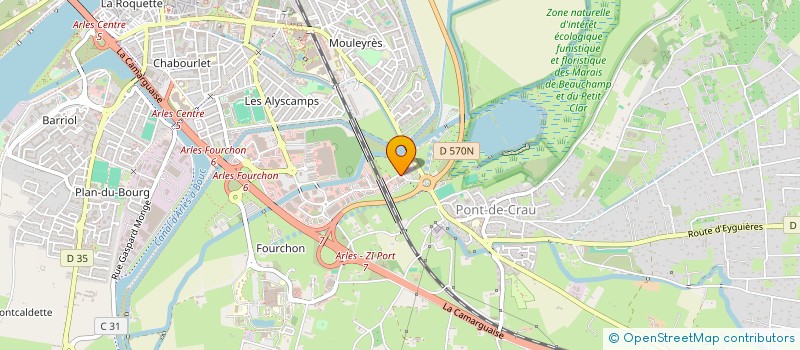 localisation de l'entreprise EXPRESS EAU  ARLES