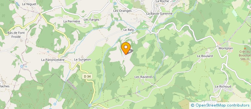 localisation de l'entreprise EXPRESS EAU SERVICE à RONTALON