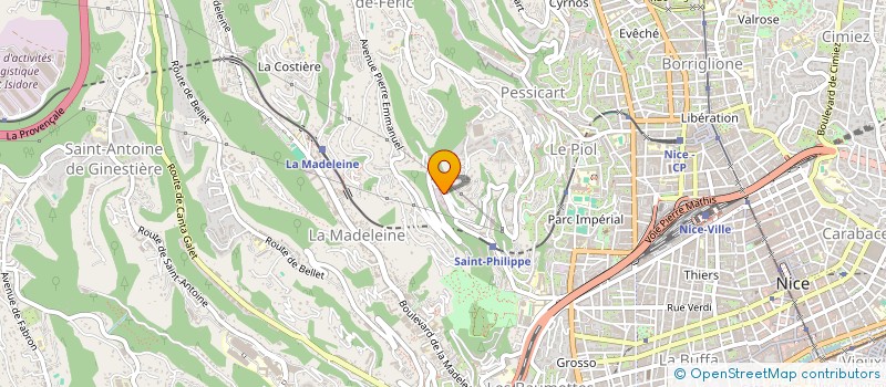 localisation de l'entreprise EXPRESS ELEC MACCAGNO à NICE