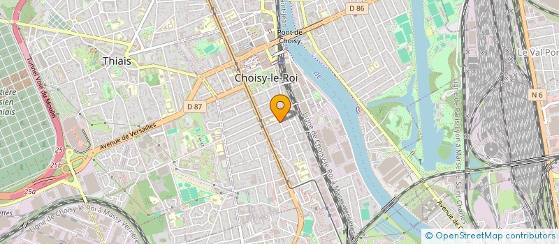 localisation de l'entreprise EXPRESS EMBALLAGE à CHOISY-LE-ROI