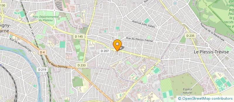localisation de l'entreprise EXPRESS FOOD à CHAMPIGNY-SUR-MARNE