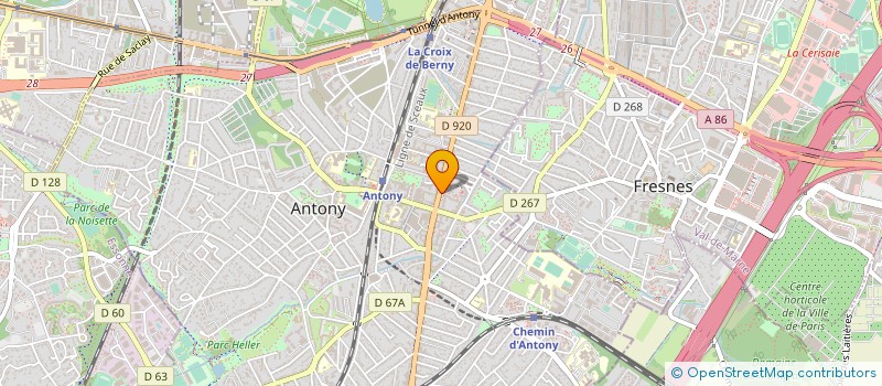 localisation de l'entreprise EXPRESS FOOD'S D ANTONY à ANTONY