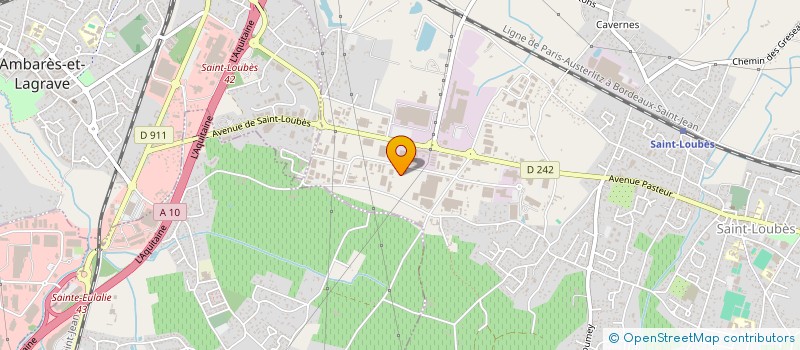 localisation de l'entreprise EXPRESS FRAIS SERVICE à SAINT-LOUBES