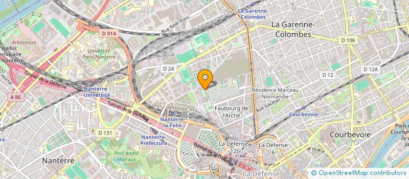 localisation de l'entreprise EXPRESS-IT à COURBEVOIE