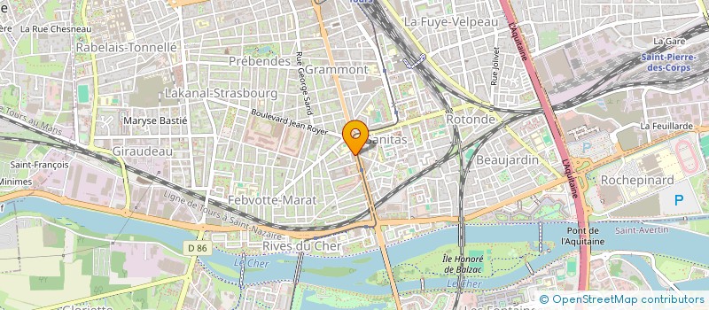 localisation de l'entreprise EXPRESS KEBAB  TOURS