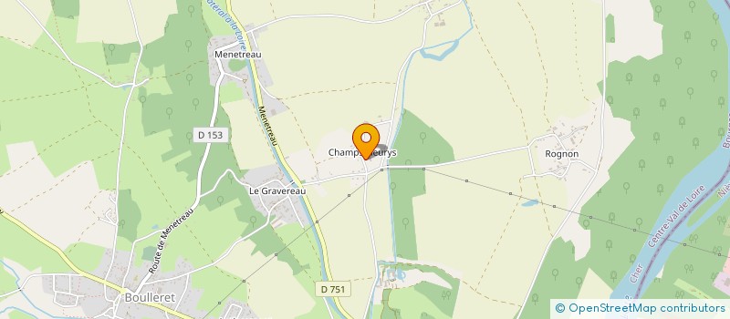 localisation de l'entreprise EXPRESS LIGERIENS  BOULLERET