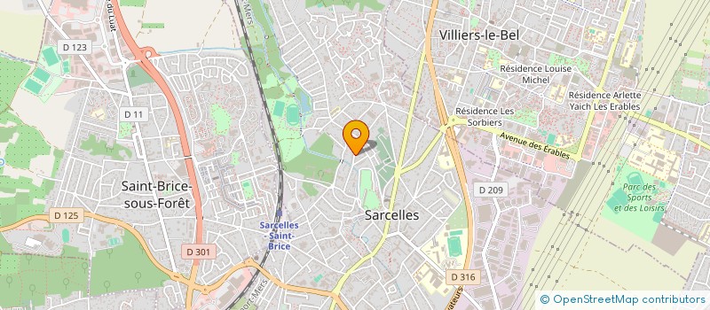 localisation de l'entreprise EXPRESS MACEDO  SARCELLES