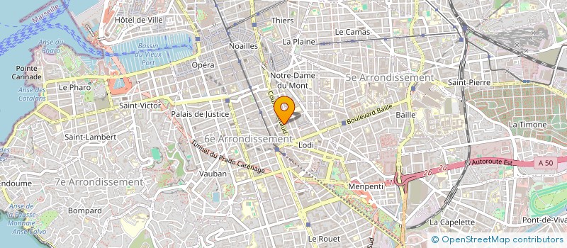 localisation de l'entreprise EXPRESS MARKET  MARSEILLE