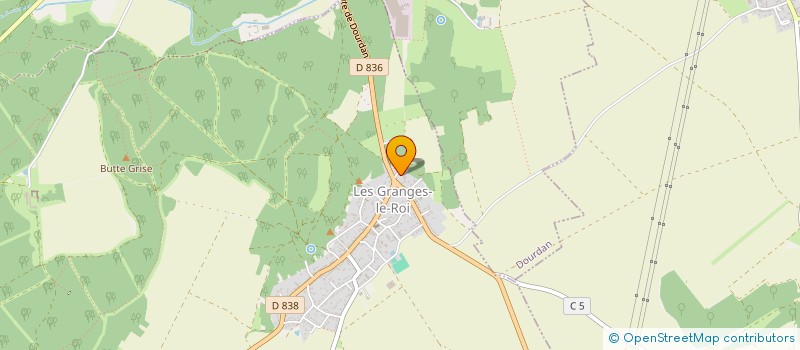 localisation de l'entreprise EXPRESS MARQUAGE à LES GRANGES-LE-ROI