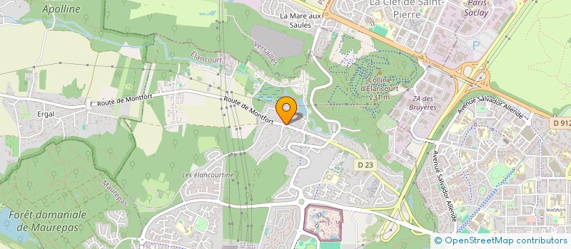 localisation de l'entreprise EXPRESS MESSAGES  ELANCOURT