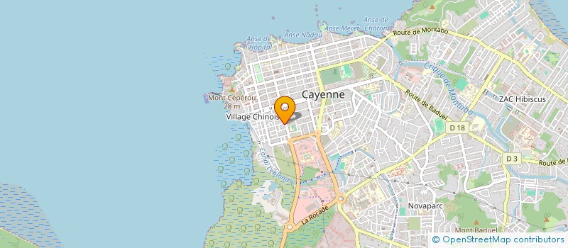 localisation de l'entreprise EXPRESS MULTI-SERVICES à CAYENNE