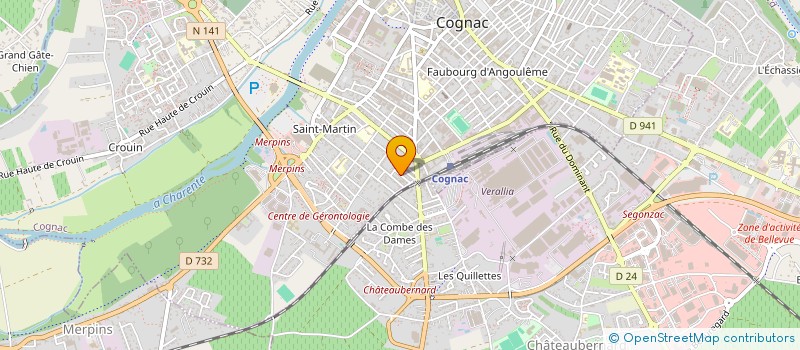 localisation de l'entreprise EXPRESS N'CO à COGNAC