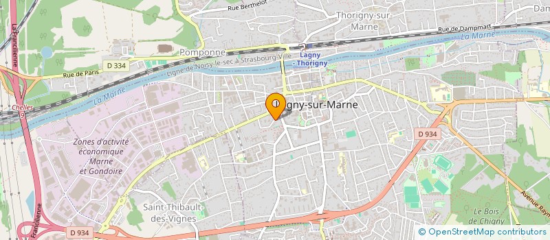 localisation de l'entreprise EXPRESS NATIONAL INTERNATIONAL TRANSPORT  LAGNY-SUR-MARNE