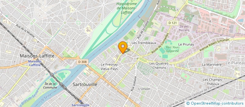 localisation de l'entreprise EXPRESS NATIONALE à SARTROUVILLE