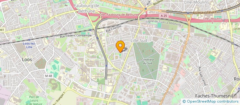 localisation de l'entreprise EXPRESS NORD à LILLE